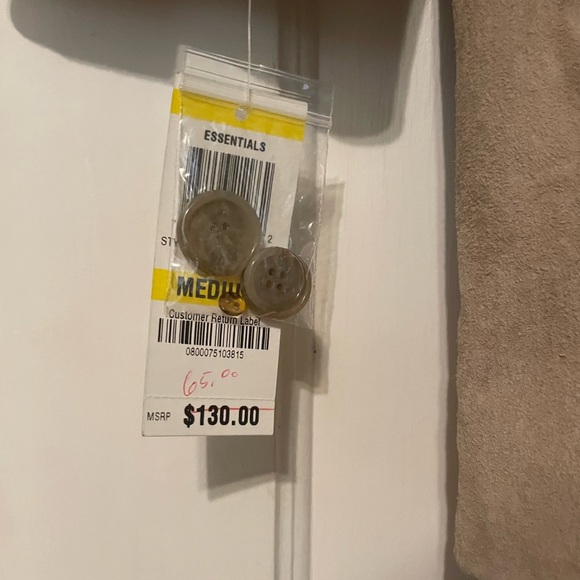 Style & Co Tan Women’s Suede Long Jacket Size Medium - Picture 6 of 9